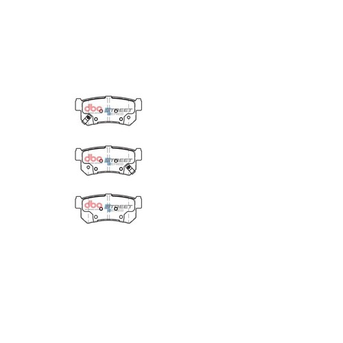 DBA Brake Pads Set - Street Series - DB1814SS Brake Pads Brake Parts