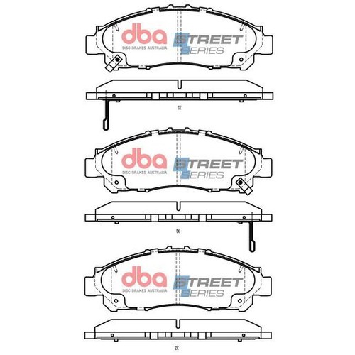 DBA Brake Pads Set - Street Series - DB15051SS Brake Pads Brake Parts