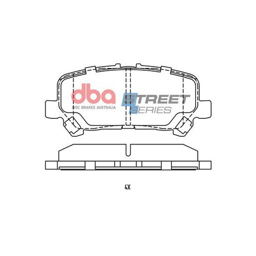 DBA Brake Pads Set - Street Series - DB15052SS Brake Pads Brake Parts