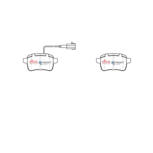 DBA Brake Pads Set - Street Series - DB2344SS Brake Pads Brake Parts