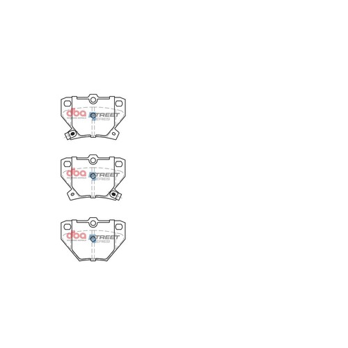 DBA Brake Pads Set - Street Series - DB1429SS Brake Pads Brake Parts