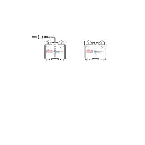 DBA Brake Pads Set - Street Series - DB1988SS Brake Pads Brake Parts