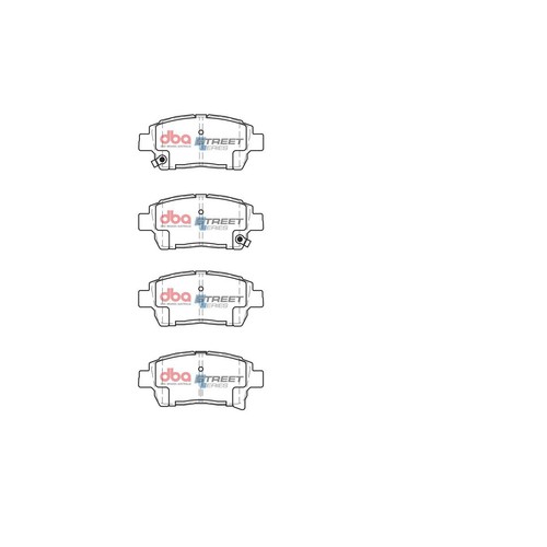 DBA Brake Pads Set - Street Series - DB1422SS Brake Pads Brake Parts