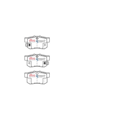 DBA Brake Pads Set - Street Series - DB1142SS Brake Pads Brake Parts