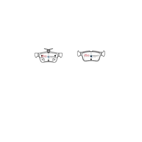 DBA Brake Pads Set - Street Series - DB2406SS Brake Pads Brake Parts