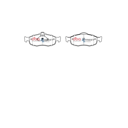 DBA Brake Pads Set - Street Series - DB1299SS Brake Pads Brake Parts
