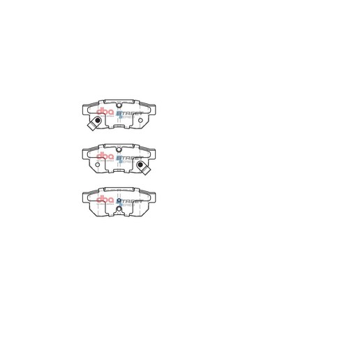 DBA Brake Pads Set - Street Series - DB1163SS Brake Pads Brake Parts