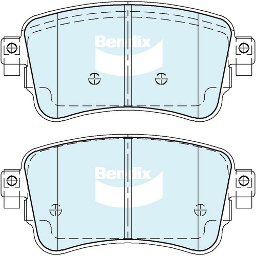 Bendix Brake Pads Set - Euro+ - DB2548 EURO+ Brake Pads Brake Parts