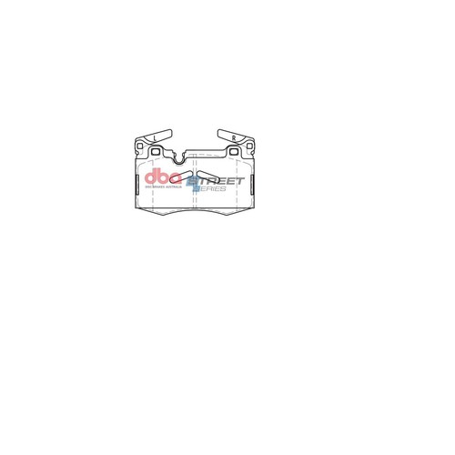 DBA Brake Pads Set - Street Series - DB2222SS Brake Pads Brake Parts