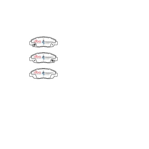 DBA Brake Pads Set - Street Series - DB1391SS Brake Pads Brake Parts