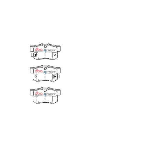 DBA Brake Pads Set - Street Series - DB1265SS Brake Pads Brake Parts