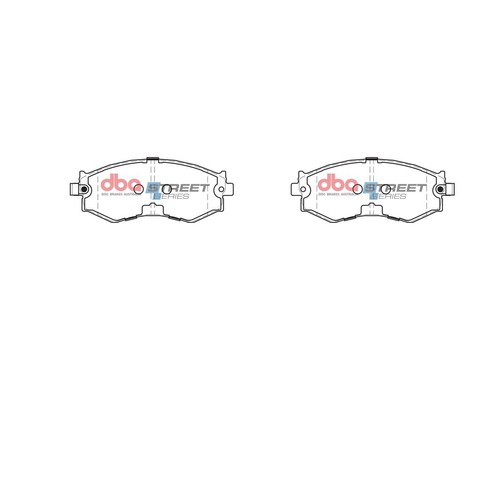 DBA Brake Pads Set - Street Series - DB1165SS Brake Pads Brake Parts