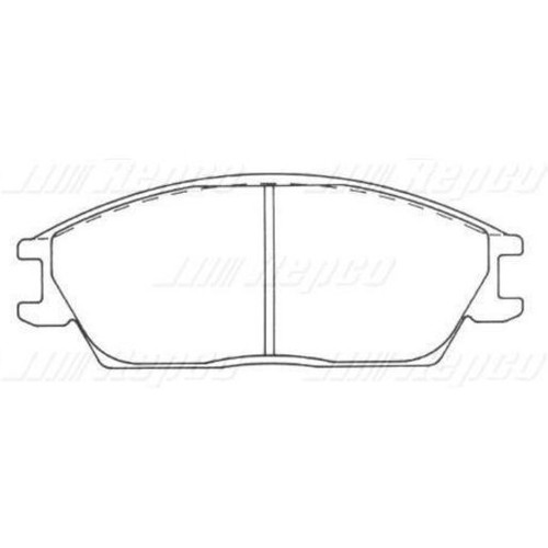 Silverline Brake Pads Set - DB1124SLP Brake Pads Brake Parts