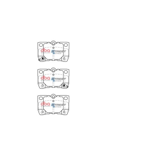 DBA Brake Pads Set - Street Series - DB1854SS Brake Pads Brake Parts