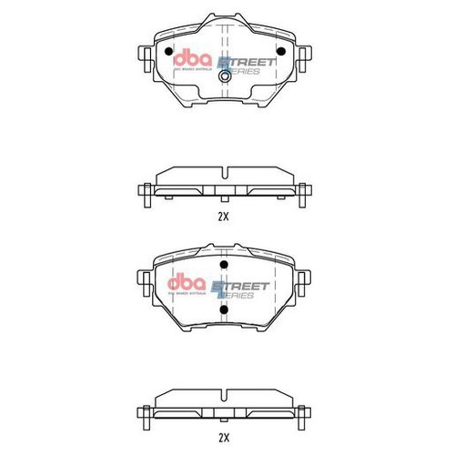 DBA Brake Pads Set - Street Series - DB15193SS Brake Pads Brake Parts