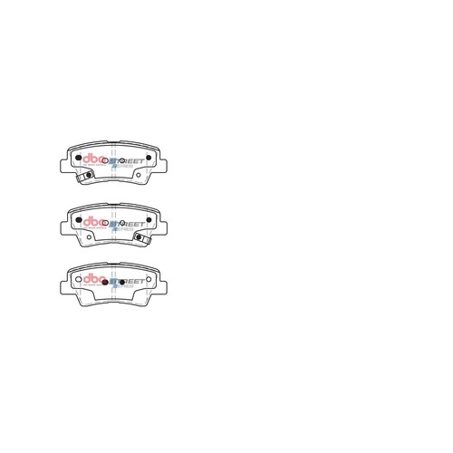 DBA Brake Pads Set - Street Series - DB2088SS Brake Pads Brake Parts