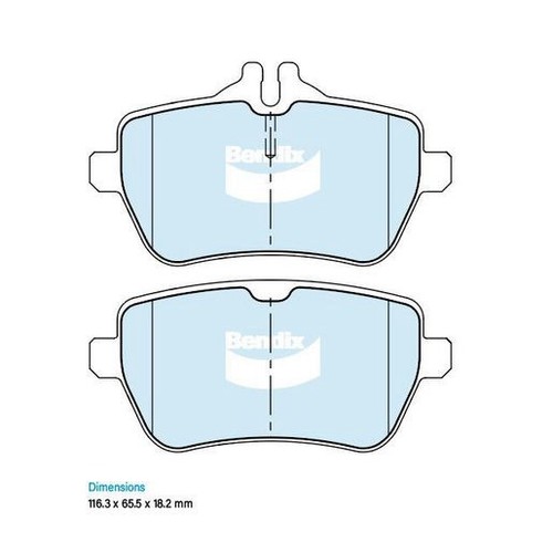 Bendix Brake Pads Set - Euro+ - DB2580 EURO+ Brake Pads Brake Parts