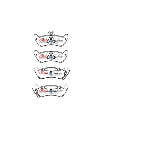 DBA Brake Pads Set - Street Series - DB1430SS Brake Pads Brake Parts