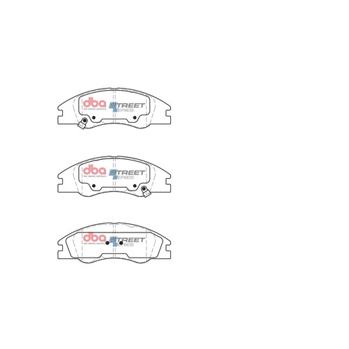 DBA Brake Pads Set - Street Series - DB1727SS Brake Pads Brake Parts