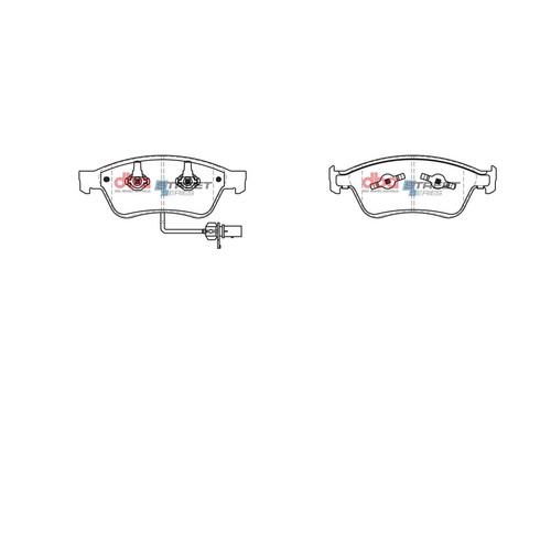 DBA Brake Pads Set - Street Series - DB2202SS Brake Pads Brake Parts