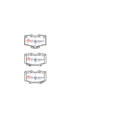 DBA Brake Pads Set - Street Series - DB1346SS Brake Pads Brake Parts