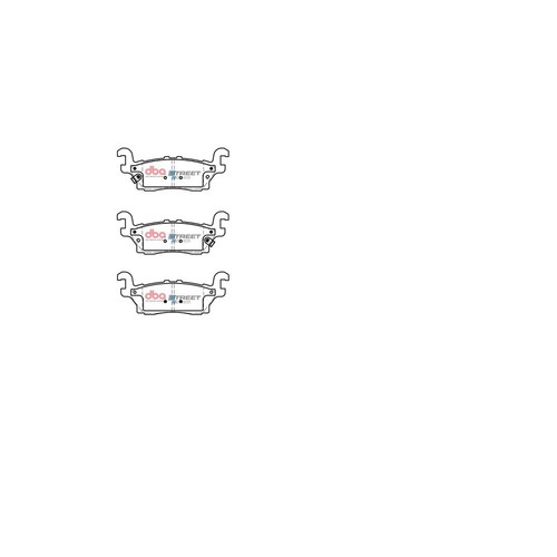 DBA Brake Pads Set - Street Series - DB2189SS Brake Pads Brake Parts