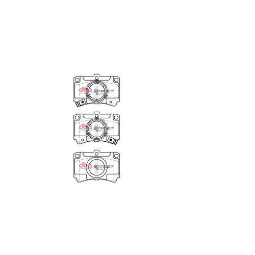 DBA Brake Pads Set - Street Series - DB406SS Brake Pads Brake Parts