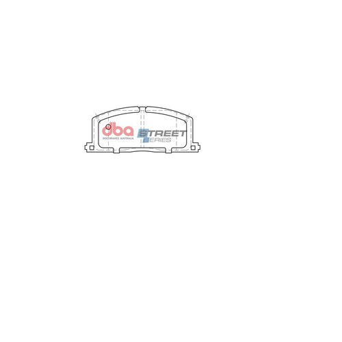 DBA Brake Pads Set - Street Series - DB308SS Brake Pads Brake Parts