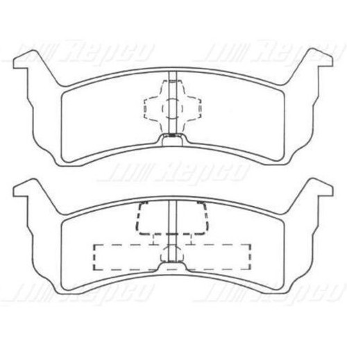 Silverline Brake Pads Set - DB1104SLP Brake Pads Brake Parts