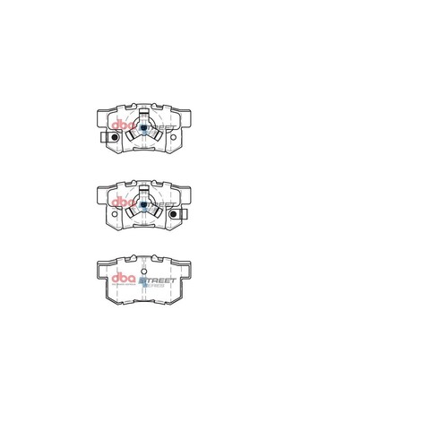 DBA Brake Pads Set - Street Series - DB1728SS Brake Pads Brake Parts