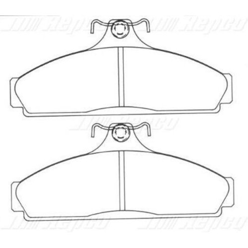 Silverline Brake Pads Set - DB1076SLP Brake Pads Brake Parts
