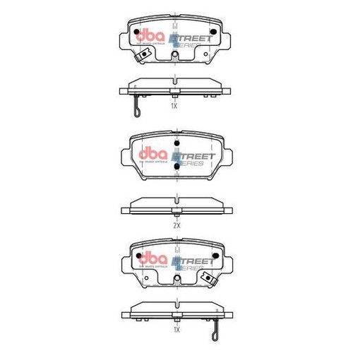 DBA Brake Pads Set - Street Series - DB15254SS Brake Pads Brake Parts