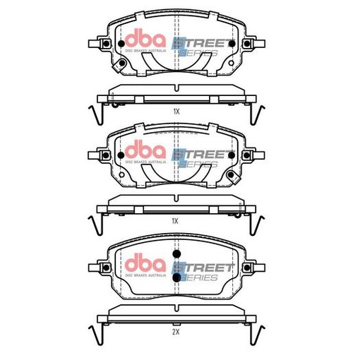 DBA Brake Pads Set - Street Series - DB15183SS Brake Pads Brake Parts