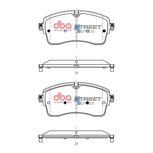 DBA Brake Pads Set - Street Series - DB15257SS Brake Pads Brake Parts