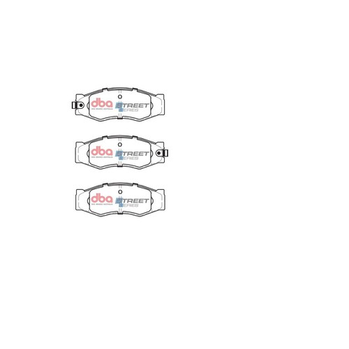 DBA Brake Pads Set - Street Series - DB382SS Brake Pads Brake Parts