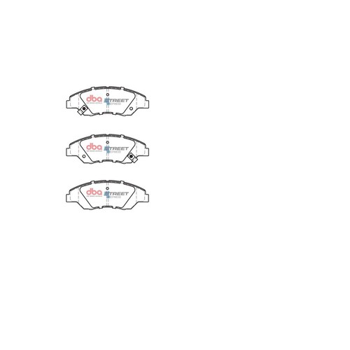 DBA Brake Pads Set - Street Series - DB1512SS Brake Pads Brake Parts