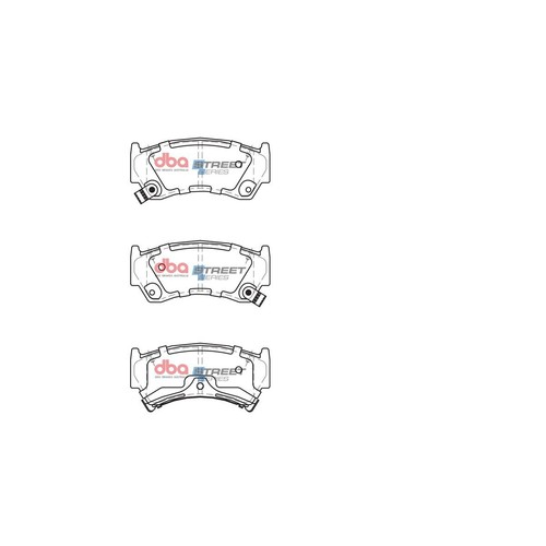DBA Brake Pads Set - Street Series - DB1302SS Brake Pads Brake Parts