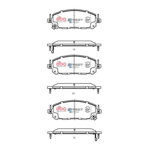 DBA Brake Pads Set - Street Series EV Hybrid - DB15226SSEV Brake Pads