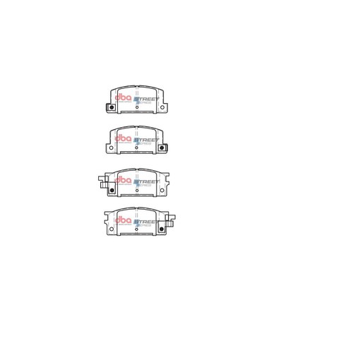 DBA Brake Pads Set - Street Series - DB327SS Brake Pads Brake Parts