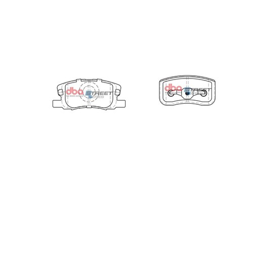 DBA Brake Pads Set - Street Series - DB1796SS Brake Pads Brake Parts