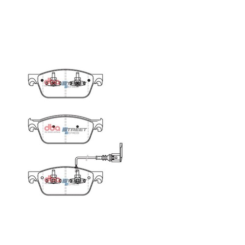 DBA Brake Pads Set - Street Series - DB2200SS Brake Pads Brake Parts