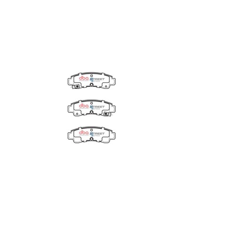 DBA Brake Pads Set - Street Series - DB1118SS Brake Pads Brake Parts