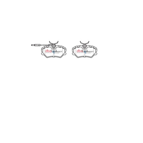DBA Brake Pads Set - Street Series - DB1258SS Brake Pads Brake Parts