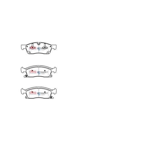 DBA Brake Pads Set - Street Series - DB2216SS Brake Pads Brake Parts