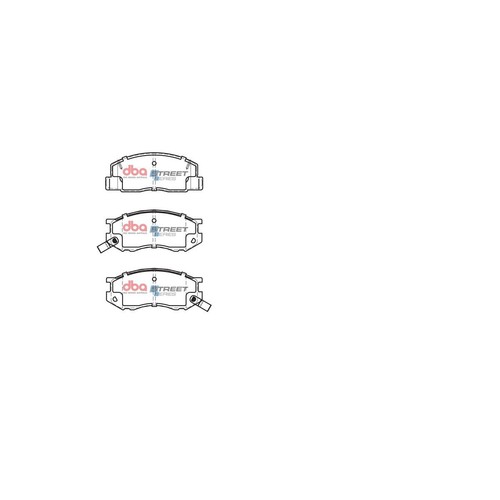 DBA Brake Pads Set - Street Series - DB1276SS Brake Pads Brake Parts