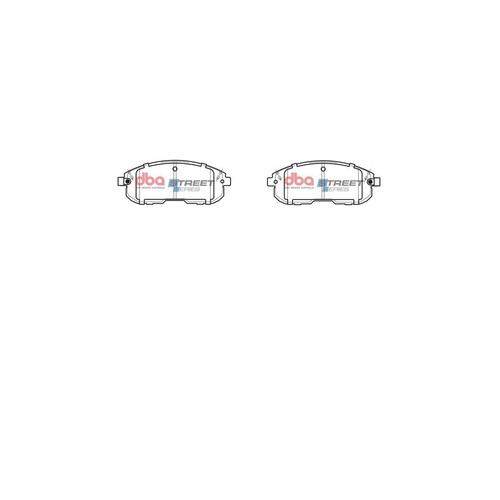 DBA Brake Pads Set - Street Series - DB1485SS Brake Pads Brake Parts