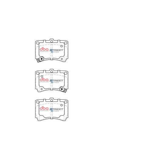 DBA Brake Pads Set - Street Series - DB1158SS Brake Pads Brake Parts
