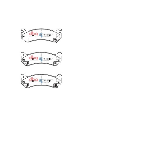 DBA Brake Pads Set - Street Series - DB2080SS Brake Pads Brake Parts