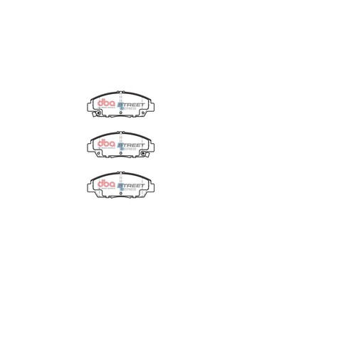 DBA Brake Pads Set - Street Series - DB1268SS Brake Pads Brake Parts