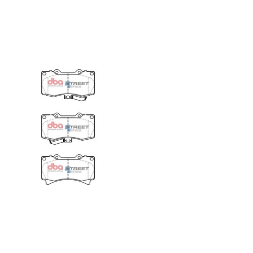 DBA Brake Pads Set - Street Series - DB2188SS Brake Pads Brake Parts